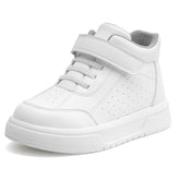 Princepard Kid Sneakers Orthopedic Boys Girls' Shoes High Back Ankle Support Children School Sporty White Casual Shoes - Princepard