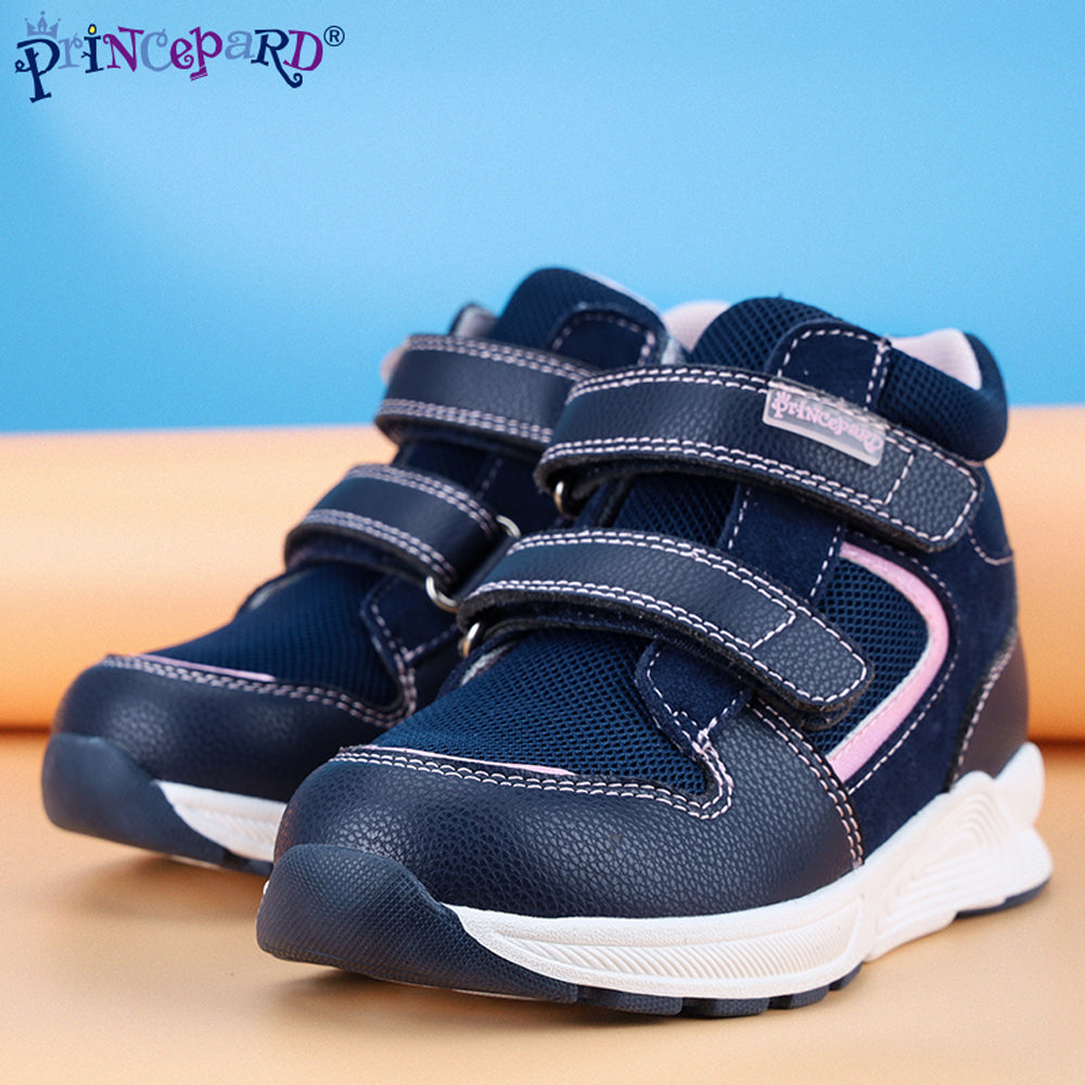Princepard Children's Orthopedic Sneakers Kids Casual Shoes for Girl Boy New Autumn High Back Footwear with Ankle Support