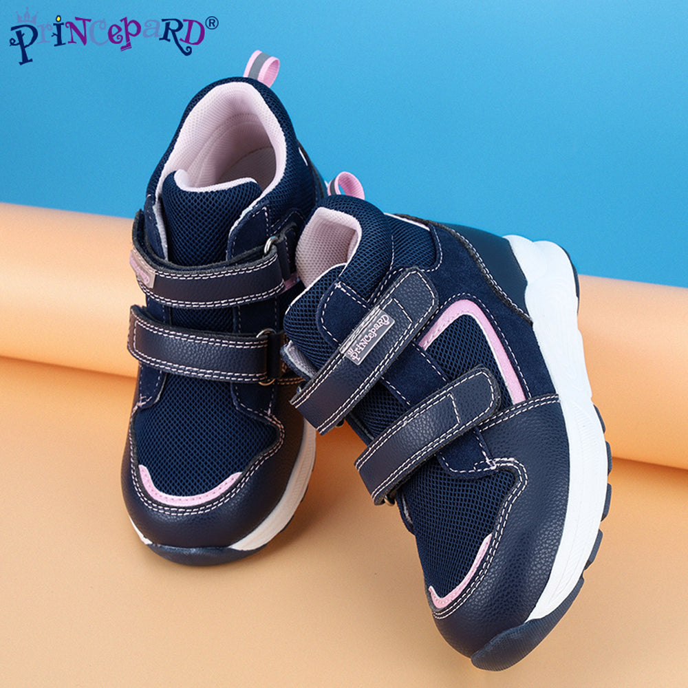 Princepard Children's Orthopedic Sneakers Kids Casual Shoes for Girl Boy New Autumn High Back Footwear with Ankle Support