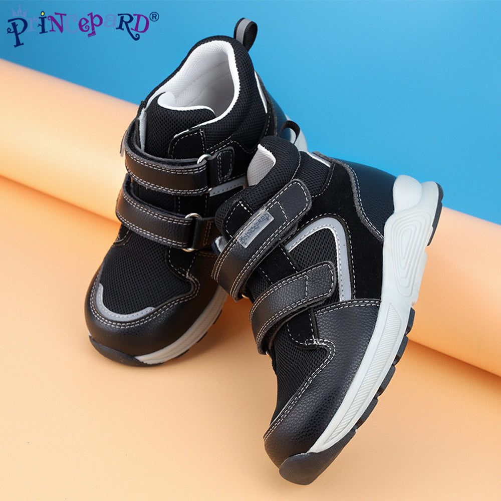 Princepard Children's Orthopedic Sneakers Kids Casual Shoes for Girl Boy New Autumn High Back Footwear with Ankle Support