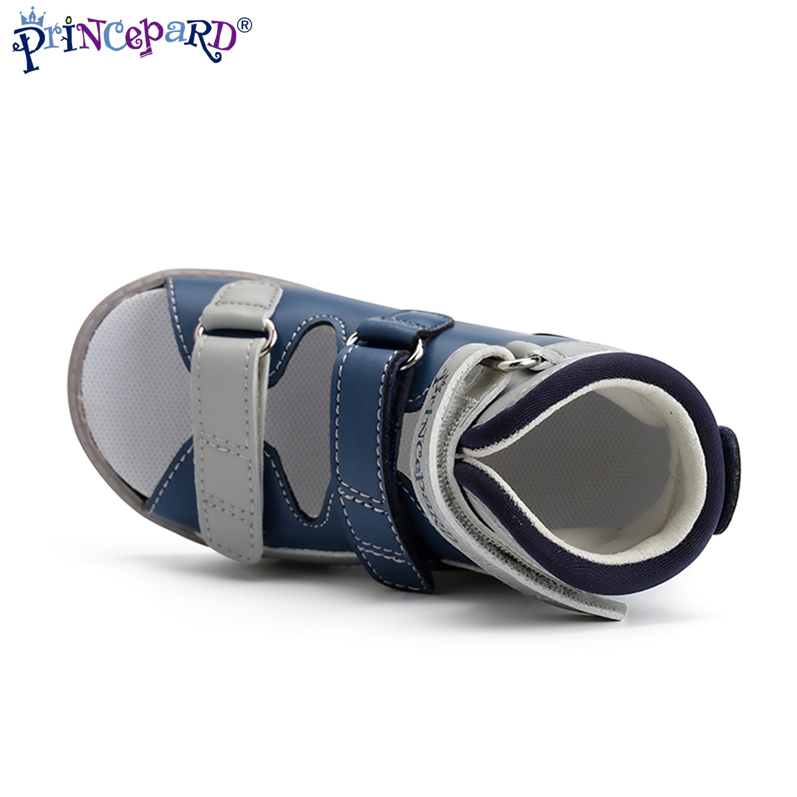 Orthopedic Sandal for Boys Kids High-Top Ankle Brace Support,Splicing Buckle Strap Summer Children Shoes with Corrective Insole