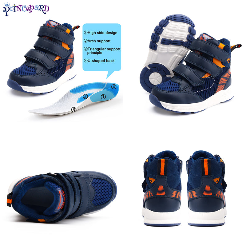 Chaussures orthopédiques pour enfants et tout-petits, baskets correctrices avec soutien de la voûte plantaire pour traiter et prévenir les pieds plats et le valgus/varus 