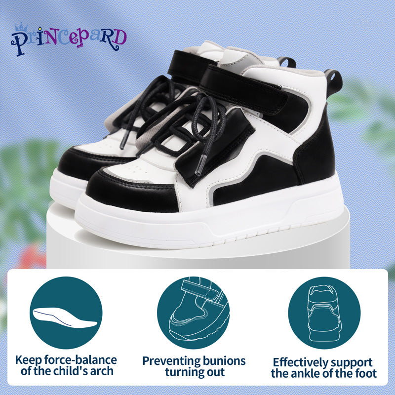 Kids Casual Shoes Princepard Arch Support Orthopedic Children's Sneakers Girls Boys with Corrective Insoles for Flat Feet