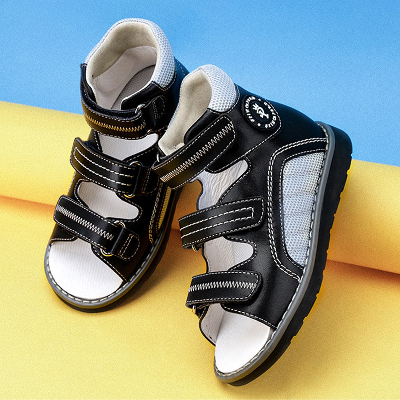 Kids Orthopedic Sandals,Princepard Toddlers Corrective Shoes for Boys and Girls Correct Feet Issues Toe Walking Flat Foot - Princepard